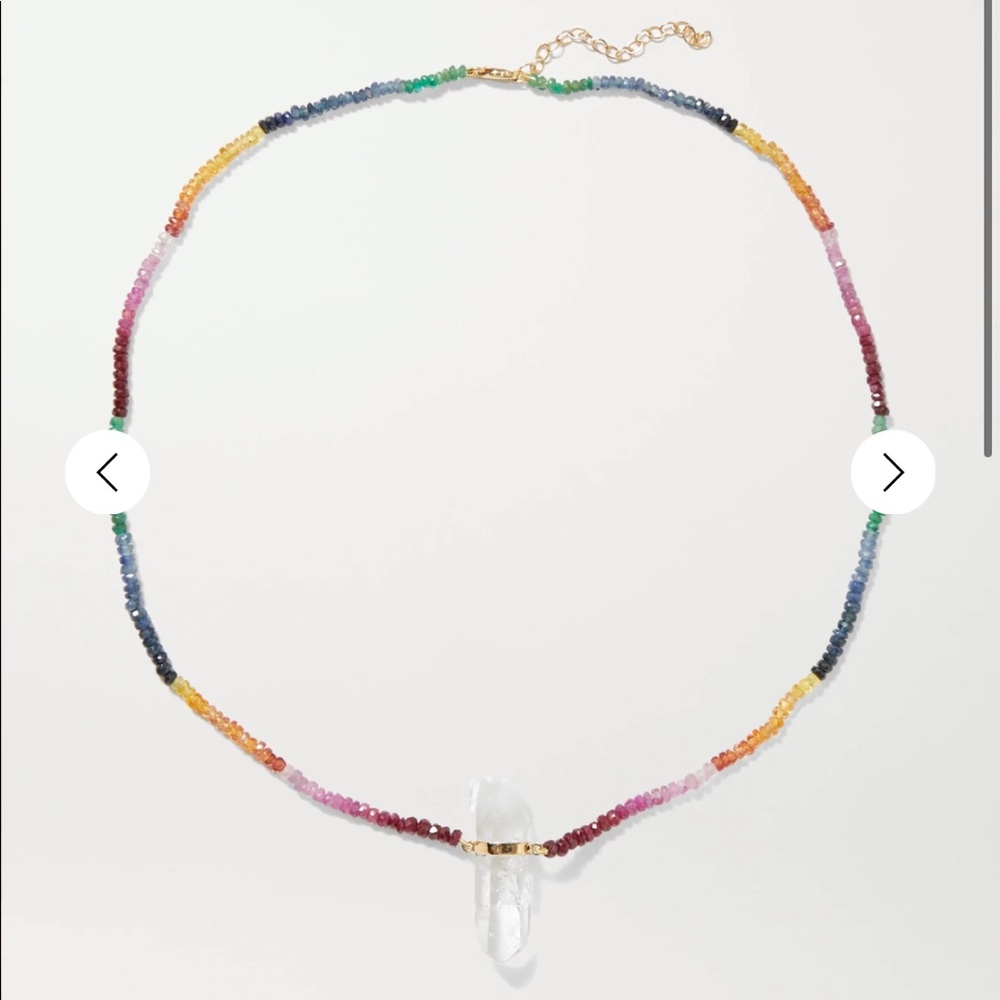 Jia Jia Jewelry Sapphire & Quartz Necklace